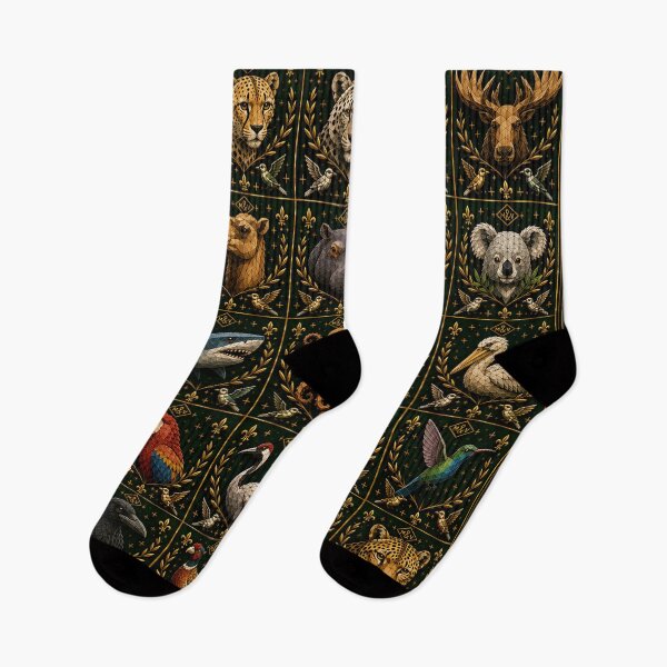 Item preview, Exotic Wildlife Geometric Animal Gallery designed and sold by Qenlo.