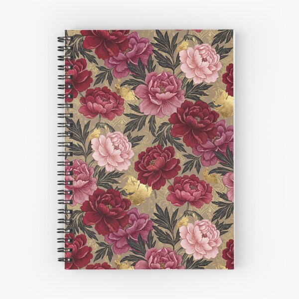 Item preview, Vintage Victorian Crimson Peony Floral Tapestry designed and sold by arteresting-art.