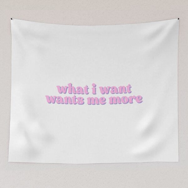 Item preview, what i want wants me more | baby pink designed and sold by dollhouseclub.