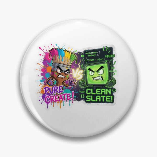 Item preview, Paint Brush Versus Code Terminal designed and sold by Imaginarium of Chaos falcon88 .