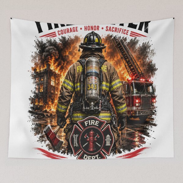 Item preview, Firefighter courage design designed and sold by urbanshop7.