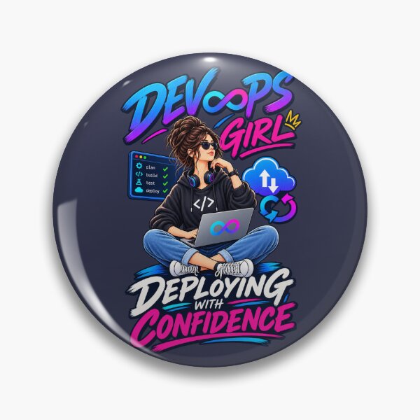 Aperçu de l'œuvre DevOps Girl Déploiement en toute confiance Ingénieure logicielle créée et vendue par PunchDrop.