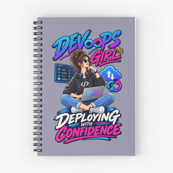 Item preview, DevOps Girl Deploying With Confidence Software Engineer designed and sold by PunchDrop.