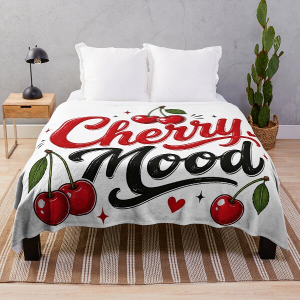 Item preview, Cherry Mood Retro Cherry designed and sold by Side Quest Co..