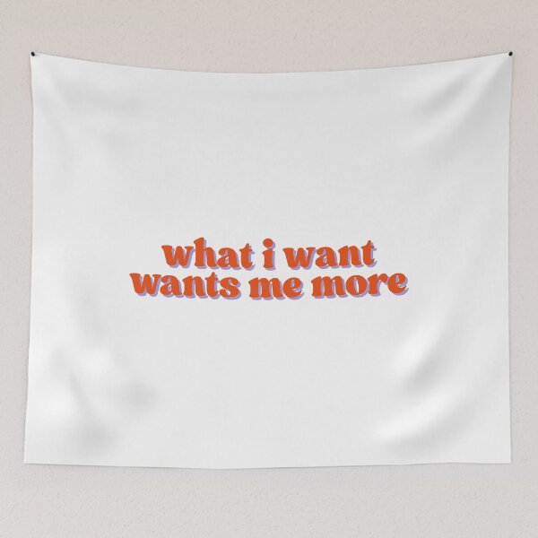 Item preview, what i want wants me more | orange designed and sold by dollhouseclub.