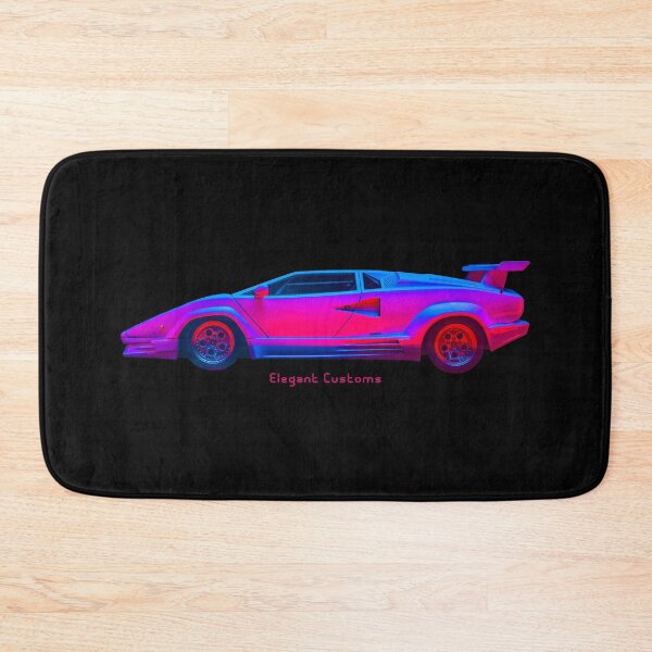 Item preview, Neon Nights Retro Wave Cyber Car no text - New Wave Cold Wave Super Car designed and sold by Elegant Customs.