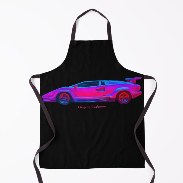 Item preview, Neon Nights Retro Wave Cyber Car no text - New Wave Cold Wave Super Car designed and sold by Elegant Customs.