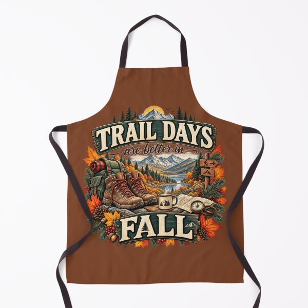 Item preview, Trail Days Are Better in Fall – Autumn Hiking Adventure Design designed and sold by astersgraphics.