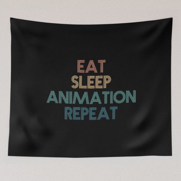 Item preview, Eat Sleep Animation Repeat - Gift For Animation Fans designed and sold by kindxinn.