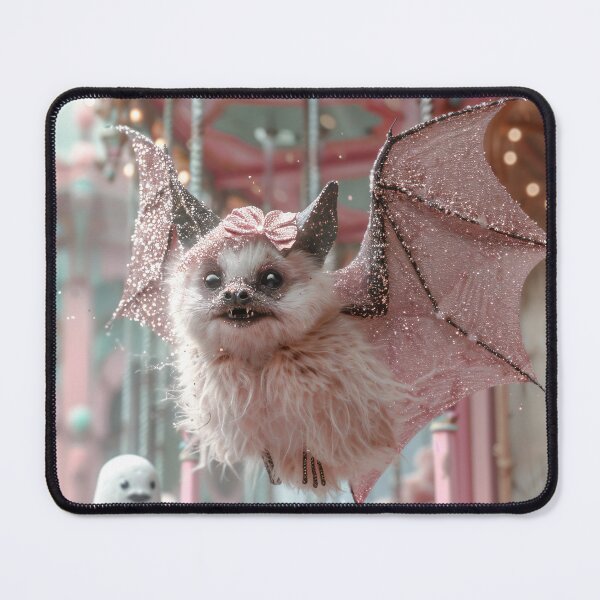 Item preview, The Pink Bat Carousel – Creepy Cute Pastel Halloween designed and sold by Luna et Lune.