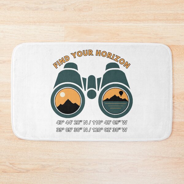Item preview, Find Your Horizon - Grand Teton & Lake Tahoe Mountain Binoculars designed and sold by SteCreator.