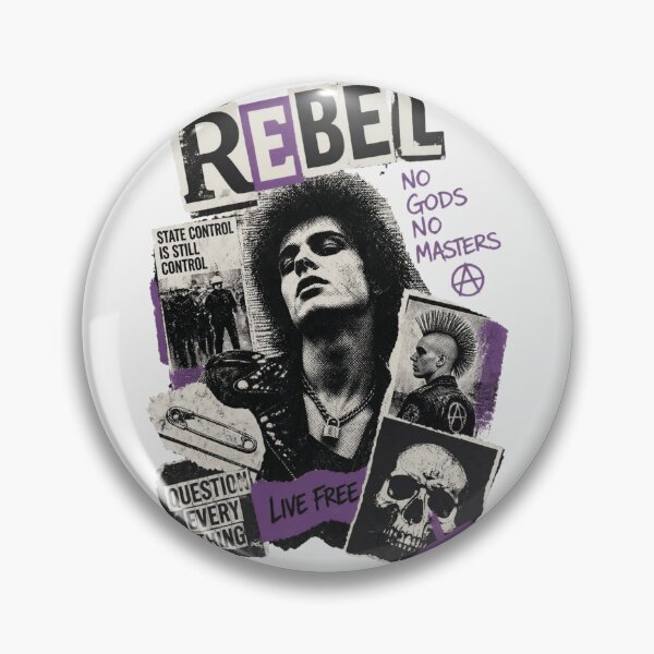 Item preview, Rebel Punk Collage - No Gods No Masters Anti Authoritarian designed and sold by ERODED SELF.