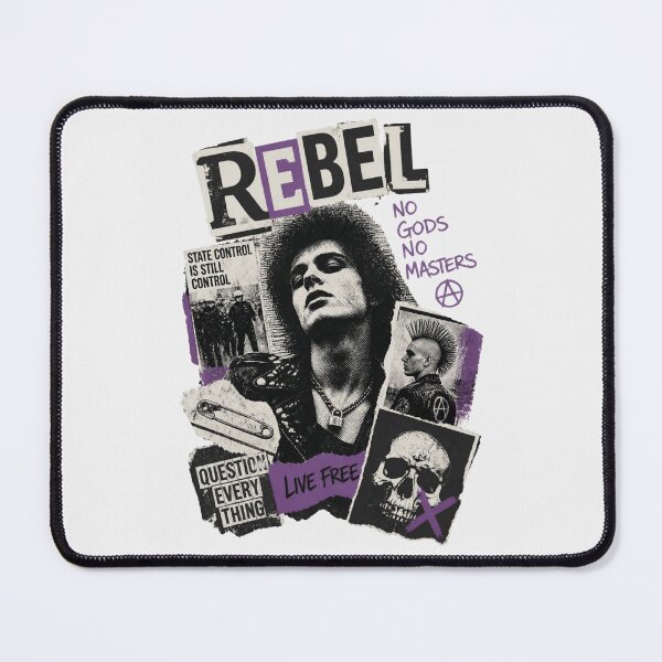 Item preview, Rebel Punk Collage - No Gods No Masters Anti Authoritarian designed and sold by ERODED SELF.