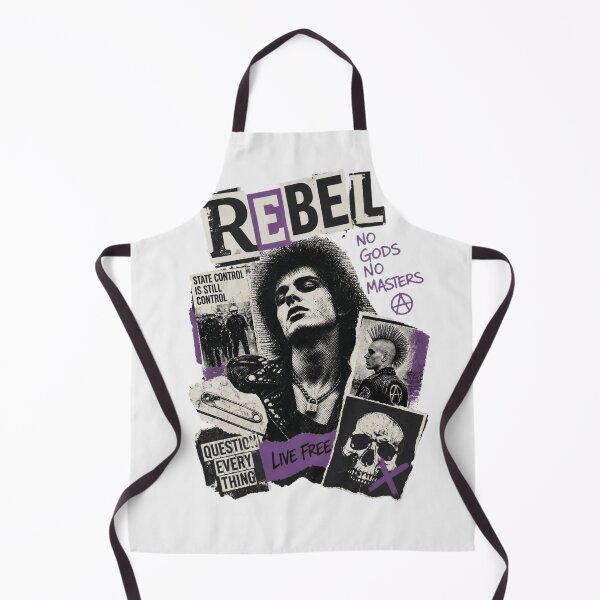 Item preview, Rebel Punk Collage - No Gods No Masters Anti Authoritarian designed and sold by ERODED SELF.