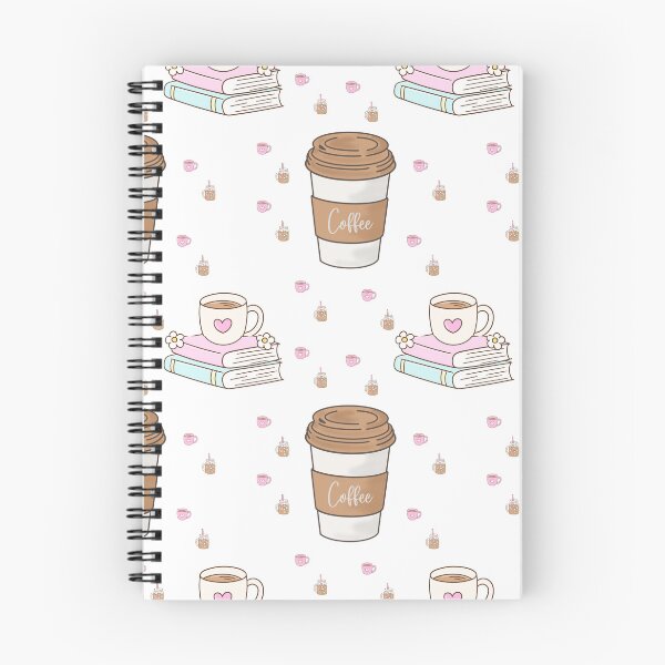Item preview, Cozy Coffee and Books Aesthetic Pattern designed and sold by Tee-Pulse.