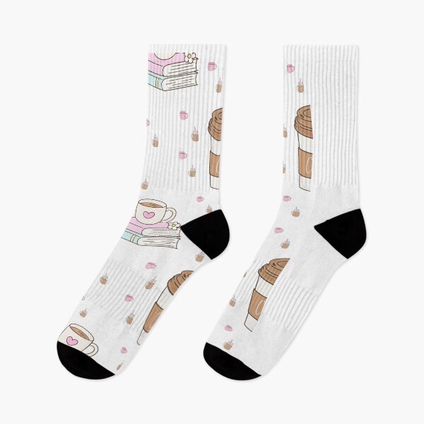 Item preview, Cozy Coffee and Books Aesthetic Pattern designed and sold by Tee-Pulse.