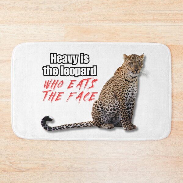 Item preview, Heavy Is the Face-Eating Leopard designed and sold by Kit Barrie Creations.