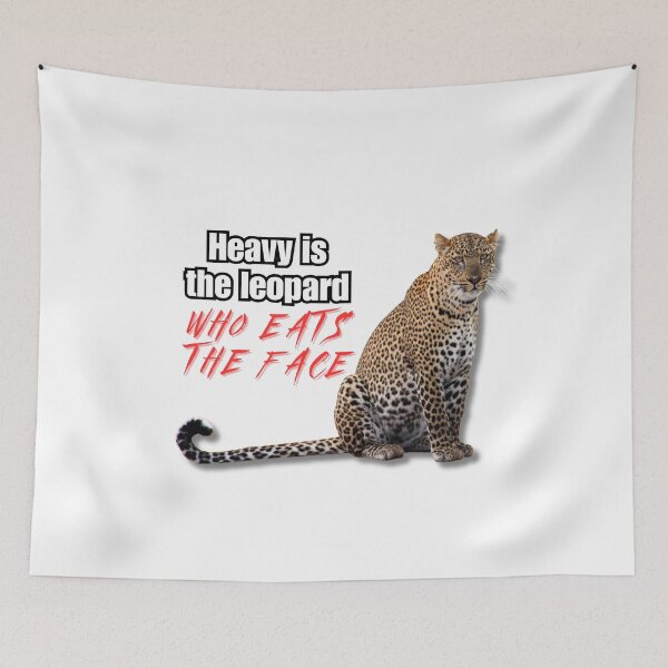 Item preview, Heavy Is the Face-Eating Leopard designed and sold by Kit Barrie Creations.