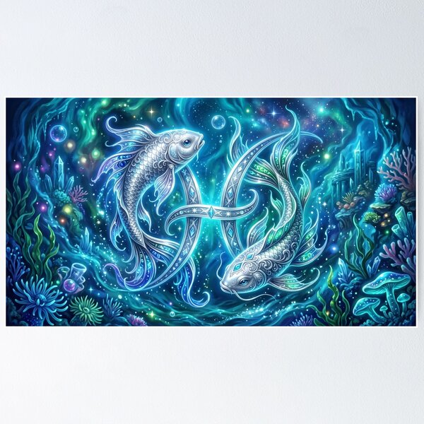 Item preview, Pisces sign designed and sold by cutegiftcore.