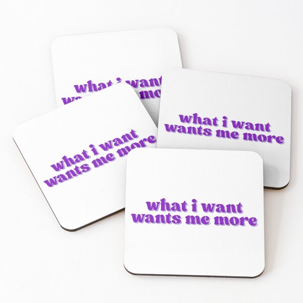Item preview, what i want wants me more | purple designed and sold by dollhouseclub.