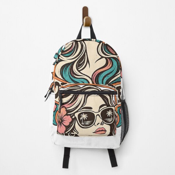 Item preview, Vintage Retro Coastal Girl designed and sold by urbinet.