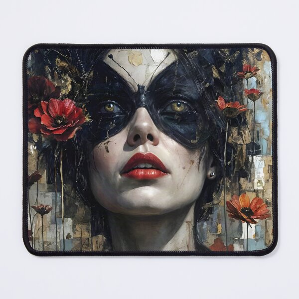 Item preview, Romantic Butterfly Mask Portrait designed and sold by UrbanTempleArt.