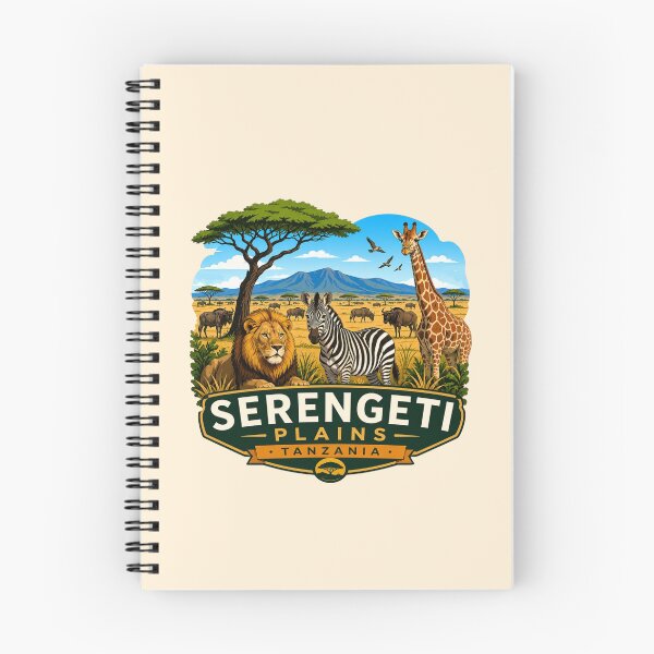 Item preview, Serengeti Plains, Tanzania - African Wildlife Safari Design designed and sold by Myra365Art.