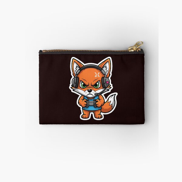 Item preview, Angry Fox Gamer Video Game Player designed and sold by PopStars1993.