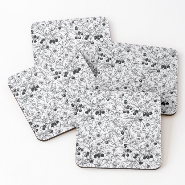 Item preview, Vintage Black And White Botanical Pattern designed and sold by Owcomm.