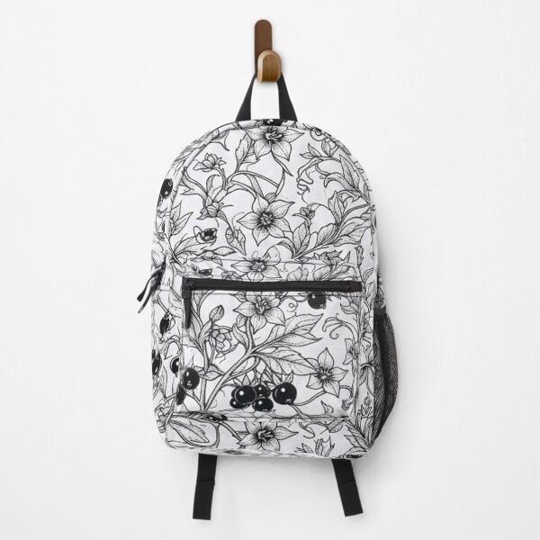 Item preview, Vintage Black And White Botanical Pattern designed and sold by Owcomm.