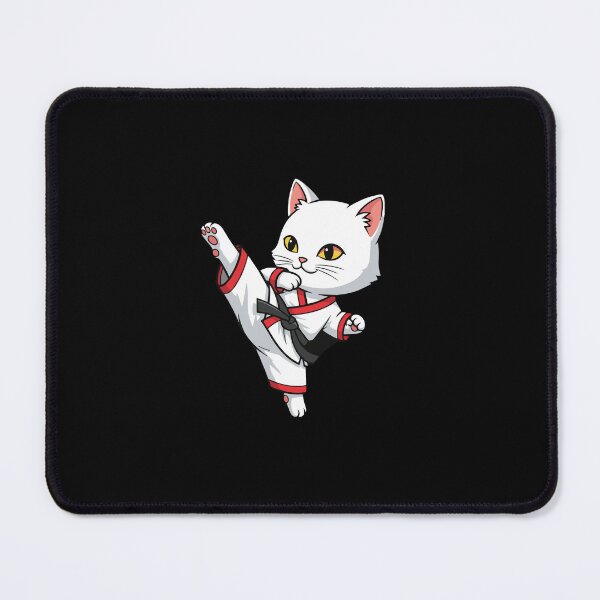 Item preview, Cat Martial Arts Black Belt Karate Taekwondo designed and sold by PopStars1993.