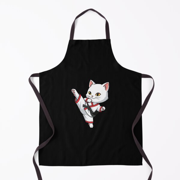 Item preview, Cat Martial Arts Black Belt Karate Taekwondo designed and sold by PopStars1993.