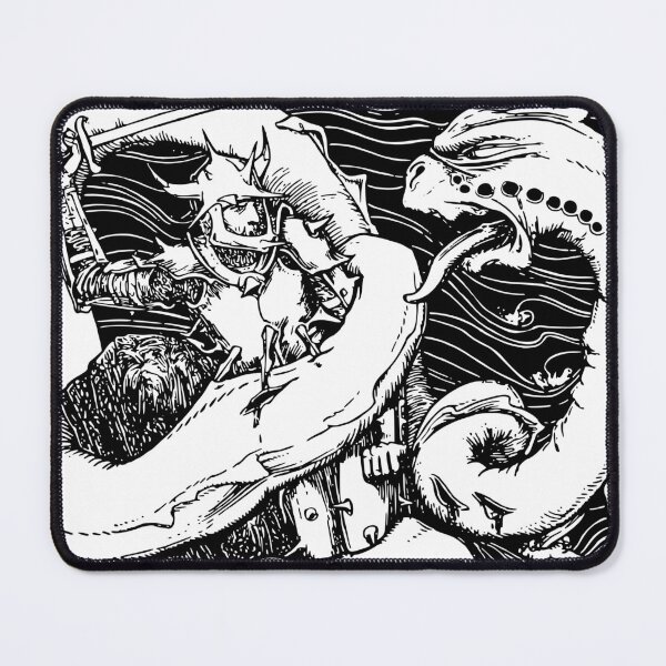Item preview, Medieval Knight and Sea Serpent Battle designed and sold by AnimaliaStar.