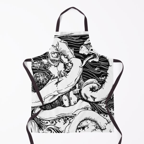 Item preview, Medieval Knight and Sea Serpent Battle designed and sold by AnimaliaStar.