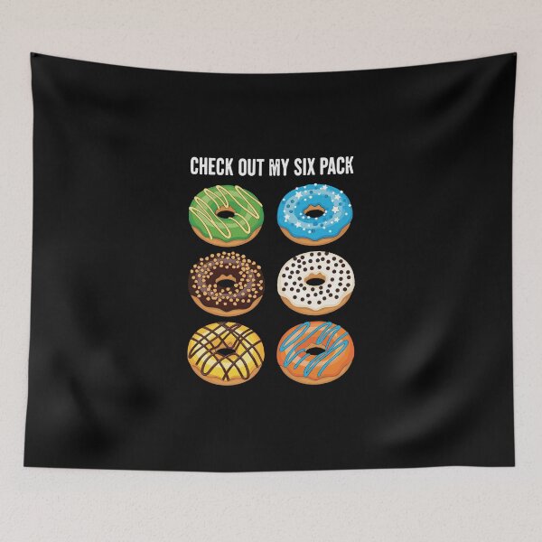 Item preview, Check Out My Six Pack Donut Lover Funny Food Humor designed and sold by PopStars1993.