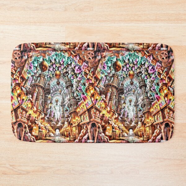Item preview, Fantasy Steampunk Cityscape designed and sold by The Empire Of Digital Art..