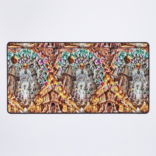 Item preview, Fantasy Steampunk Cityscape designed and sold by The Empire Of Digital Art..