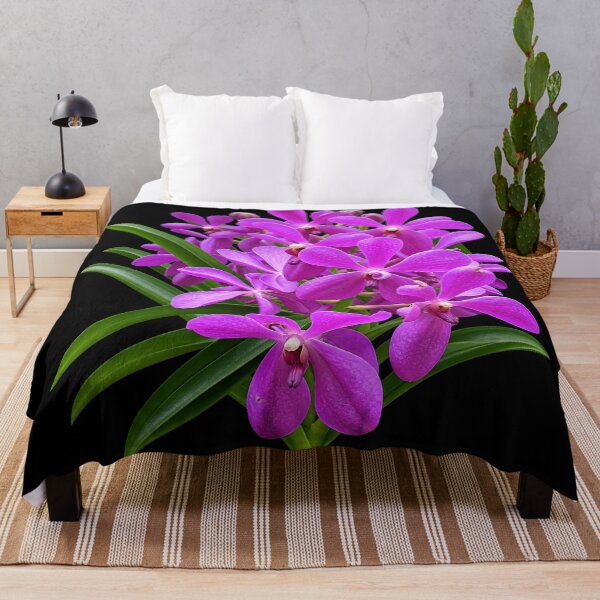Item preview, Vibrant Cluster of Purple Mokara Brchid blooms Shapes Mania designed and sold by Shapes-Mania.