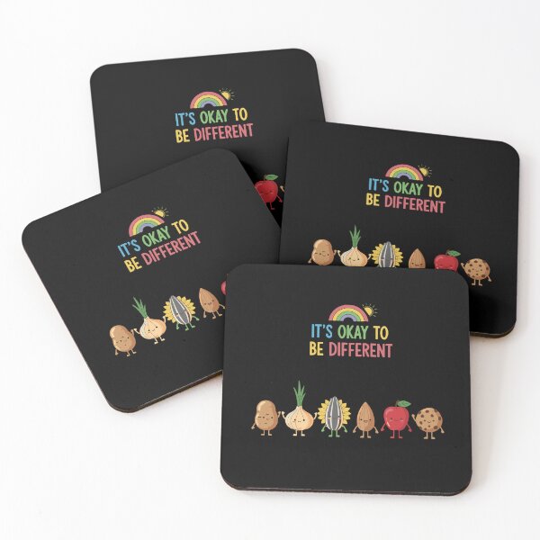 Item preview, It's Okay To Be Different Diversity Inclusion Autism Acceptance Neurodiversity designed and sold by PopStars1993.