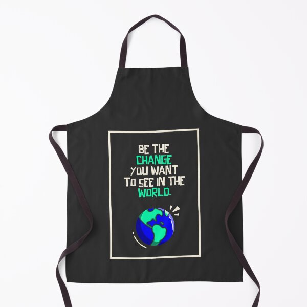Item preview, Be The Change You Want To See In The World - Art With Inspirational Quote designed and sold by BuenoStudio.