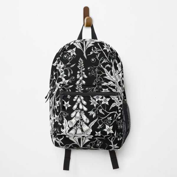 Item preview, Black and White Botanical Floral Pattern designed and sold by Owcomm.