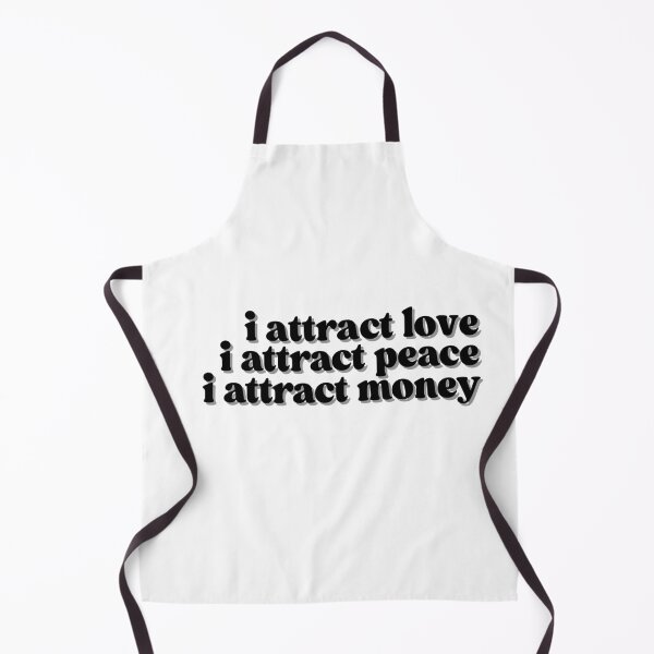 Item preview, i attract love, money, & peace | black designed and sold by dollhouseclub.