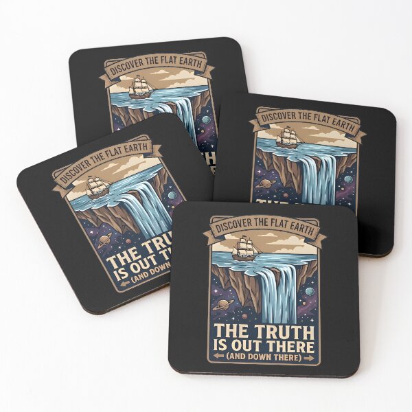 Item preview, Discover The Flat Earth Retro Conspiracy designed and sold by B3LL81.