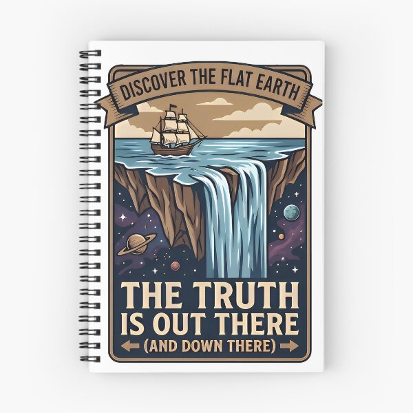Item preview, Discover The Flat Earth Retro Conspiracy designed and sold by B3LL81.