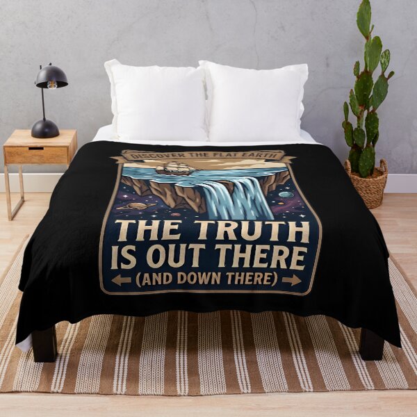 Item preview, Discover The Flat Earth Retro Conspiracy designed and sold by B3LL81.