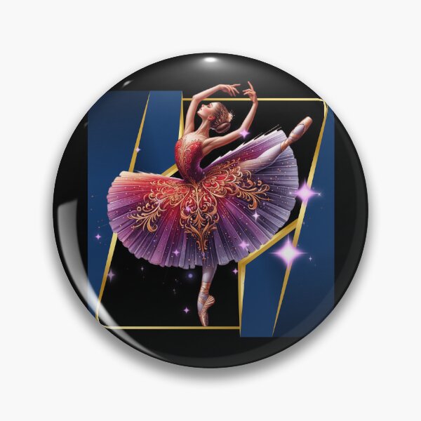 Artikelvorschau, Elegante Balletttänzerin in einem prunkvollen Kleid entworfen und verkauft von Szpaku desart .