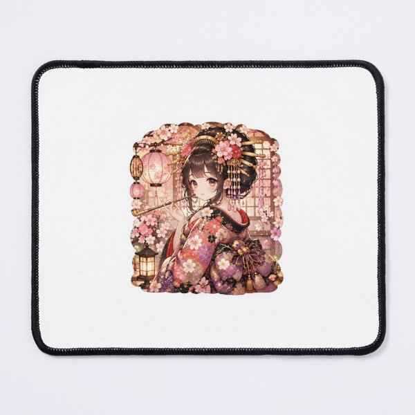 Artikelvorschau, Japanisches Oiran-Mädchen entworfen und verkauft von KawaiiTreasures.