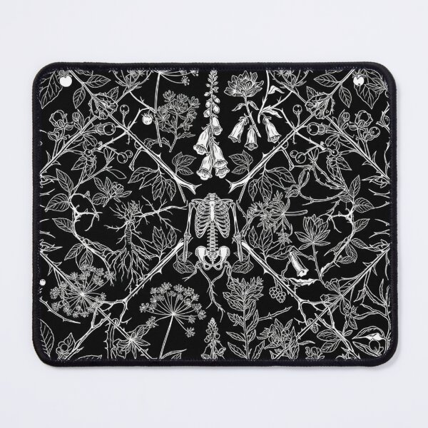 Item preview, Gothic Botanical Skeleton Garden Dark Academia Pattern designed and sold by Owcomm.