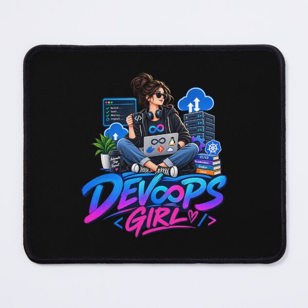 Item preview, DevOps Girl designed and sold by PunchDrop.