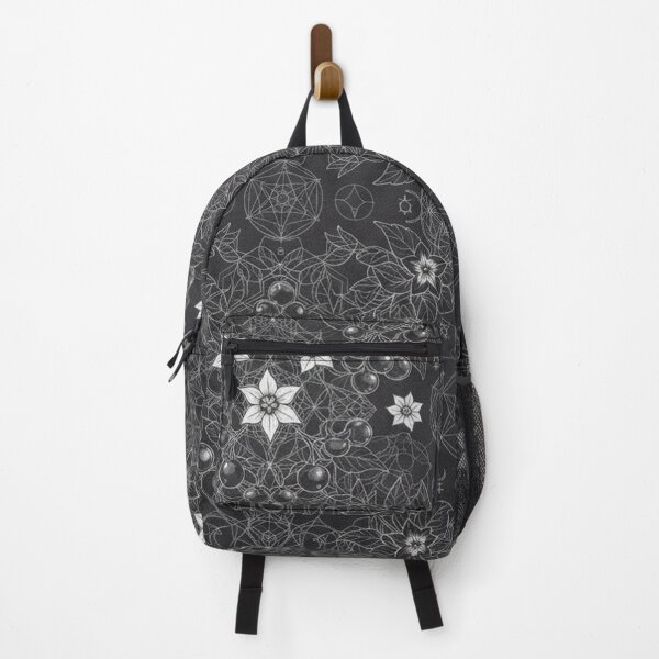 Item preview, Intricate Botanical Sacred Geometry Black And White Pattern designed and sold by Owcomm.